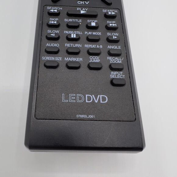 Sansui 076R0RG021 LED TV / DVD Combo Remote Control Replacement OEM Tested - Picture 2 of 4